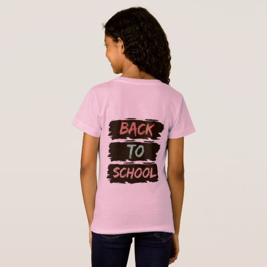 Zurück zur Schule T-Shirt (Schwarz voll)