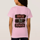 Zurück zur Schule T-Shirt (Rückseite)