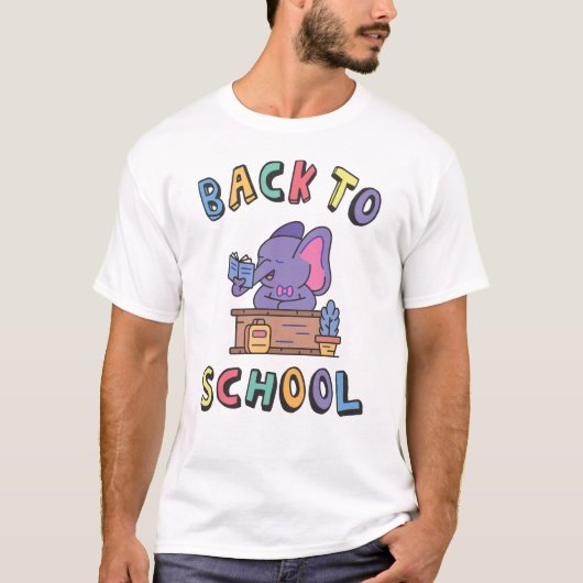 Zurück zur Schule T-Shirt (Vorderseite)