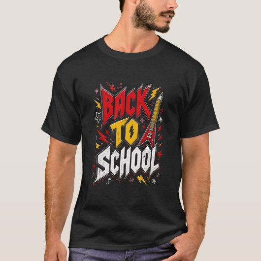 Zurück zur Schule T-Shirt (Vorderseite)