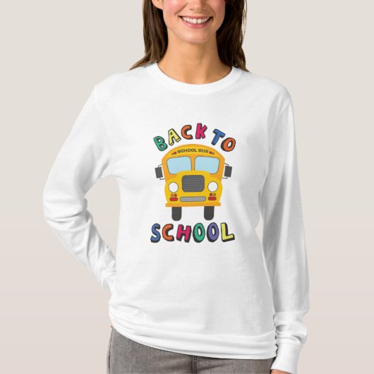 Zurück zur Schule T-Shirt (Vorderseite)