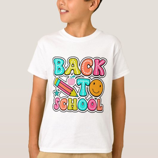 Zurück zur Schule T-Shirt (Vorderseite)