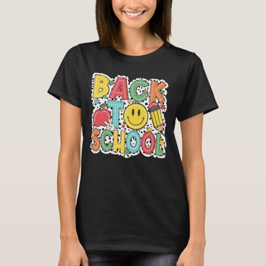 Zurück zur Schule T-Shirt (Vorderseite)