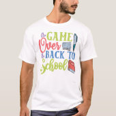 Zurück zur Schule T-Shirt (Vorderseite)