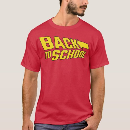 Zurück zur Schule T-Shirt (Vorderseite)