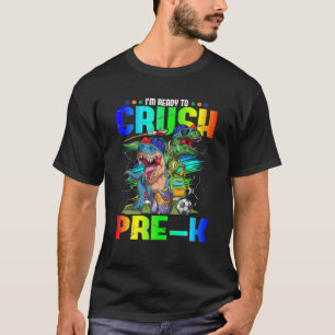 Zurück zur Schule T-Shirt bin ich bereit, Pre-K Di