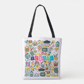 Zurück zur Schule Tasche (Rückseite)