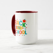 Zurück zur Schule Tasse (Vorderseite Links)