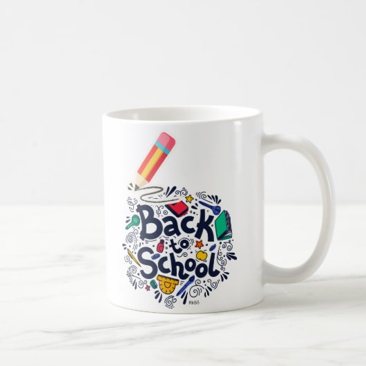 Zurück zur Schule - Tasse (Rechts)