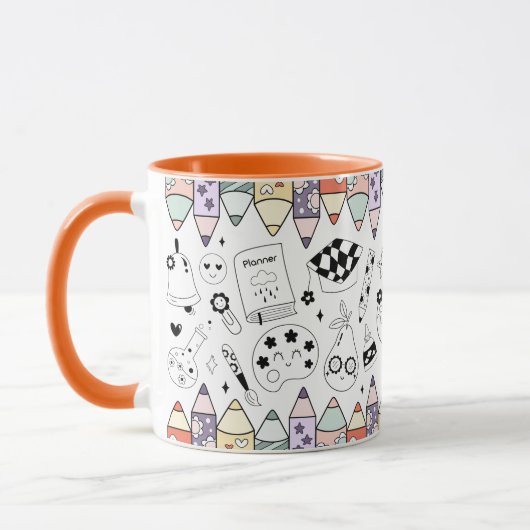 Zurück zur Schule Tasse (Links)