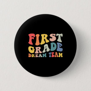 Zurück zur Schule Traumteam der ersten Klasse Groo Button