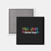 Zurück zur Schule Traumteam Schülerteam Tee Magnet (Vorderseite/Rückseite)