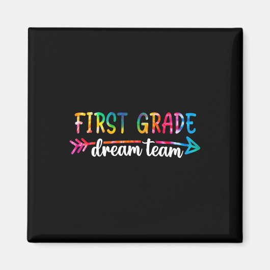 Zurück zur Schule Traumteam Schülerteam Tee Magnet (Vorne)