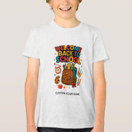Zurück zur Schule Tri-Blend Shirt
