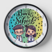 zurück zur Schule Uhr (Vorderseite)