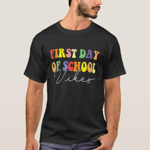 Zurück zur Schule Vibes Frohen ersten Schultag für T-Shirt