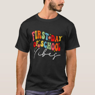 Zurück zur Schule Vibes Froher erster Schultag für T-Shirt
