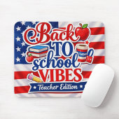 Zurück zur Schule Vibes – Lehrer Edition Mauspad
