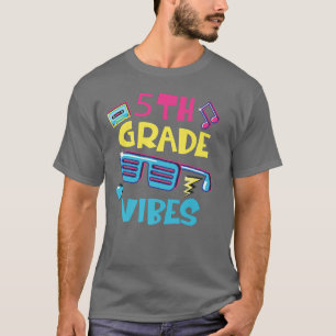 Zurück zur Schule Vibes Shirt der 5. Klasse, erste