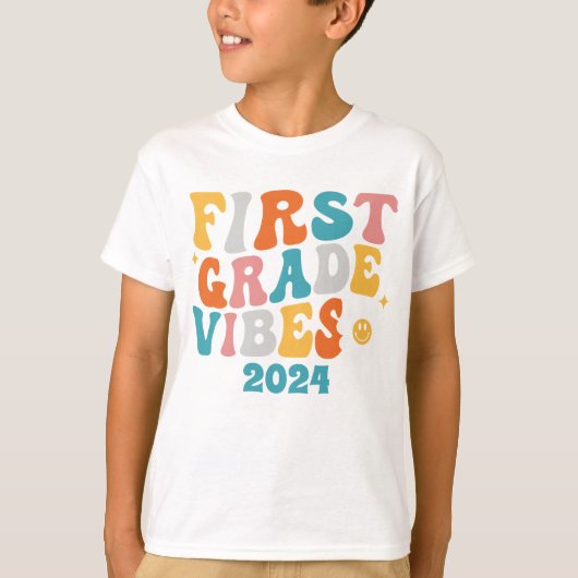 Zurück zur Schule Vibes T-Shirt (Vorderseite)