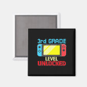 Zurück zur Schule Videospieler 3. Klasse freigesch Magnet (Vorderseite/Rückseite)