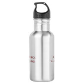 Zurück zur Schule, Vorbereitung auf den zweiten Sc Edelstahlflasche (Rückseite)