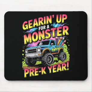 Zurück zur Schule Vorschule Pre-k Monster Truck Er Mousepad