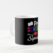 Zurück zur Schule Vorschullehrer Schüler Vorschule Kaffeetasse (Vorderseite Links)