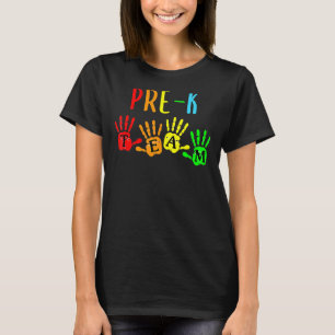 Zurück zur Schule - Vorschullehrerteam - Handprint T-Shirt