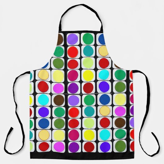 Zurück zur Schule, Wasserfarben, Schürze (Vorderseite)