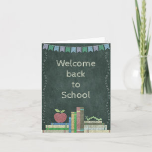 Zurück zur Schule Willkommen zur Schule Karte