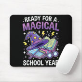 Zurück zur Schule Zauberer für Lehrer oder Kinder Mousepad (Mit Mouse)