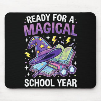 Zurück zur Schule Zauberer für Lehrer oder Kinder Mousepad