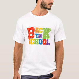 zurück zur Schule zum Shirt-Design T-Shirt