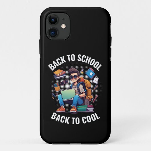 Zurück zur Schule zurück zu Cool Case-Mate iPhone Hülle (Rückseite)