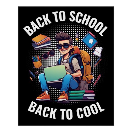 Zurück zur Schule zurück zu Cool Poster (Vorderseite)