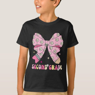 Zurück zur Schule Zweite 2. Klasse Kind Lehrer Coq T-Shirt