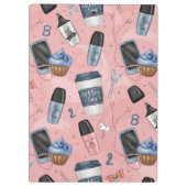 Zurück-zur-Schule-Zwischenablage für Mädchen Klemmbrett (Rückseite)