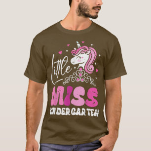Zurück zur SchuleMädchen Kinder Kleine Miss Kinder T-Shirt