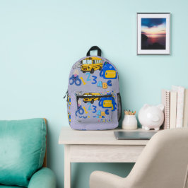 Zurück zur Schulfreude Bedruckter Rucksack