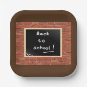 Zurück zur Schulhalskarte Pappteller (Vorderseite)