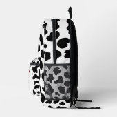 Zurück zur Schulkuh Schwarz und Weiß Bedruckter Rucksack (Rechts)