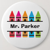 Zurück zur Schullehrerschaltfläche Button (Vorderseite)