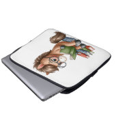 Zurück zur Schullektüre , Bücher zum Lesen von Pfe Laptopschutzhülle (Vorne Knopf)