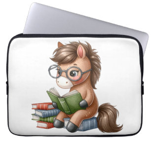 Zurück zur Schullektüre, Pferde-Lektüre Bücher, Laptopschutzhülle