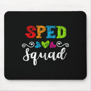 Zurück zur Schulmannschaft Geschenk für Special Ed Mousepad