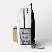 Zurück zur Schulmotivation Bedruckter Rucksack (Rechts)