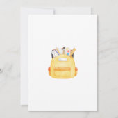 Zurück zur Schulparty Einladung (Rückseite)