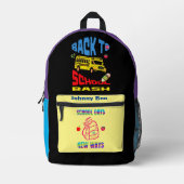 Zurück zur Schulpause Neue Wege Bedruckter Rucksack (Vorderseite)