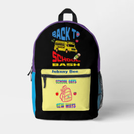 Zurück zur Schulpause Neue Wege Bedruckter Rucksack